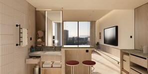 Standardzimmer, 1 King-Bett, Stadtblick