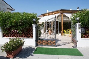 Voorkant van accommodatie