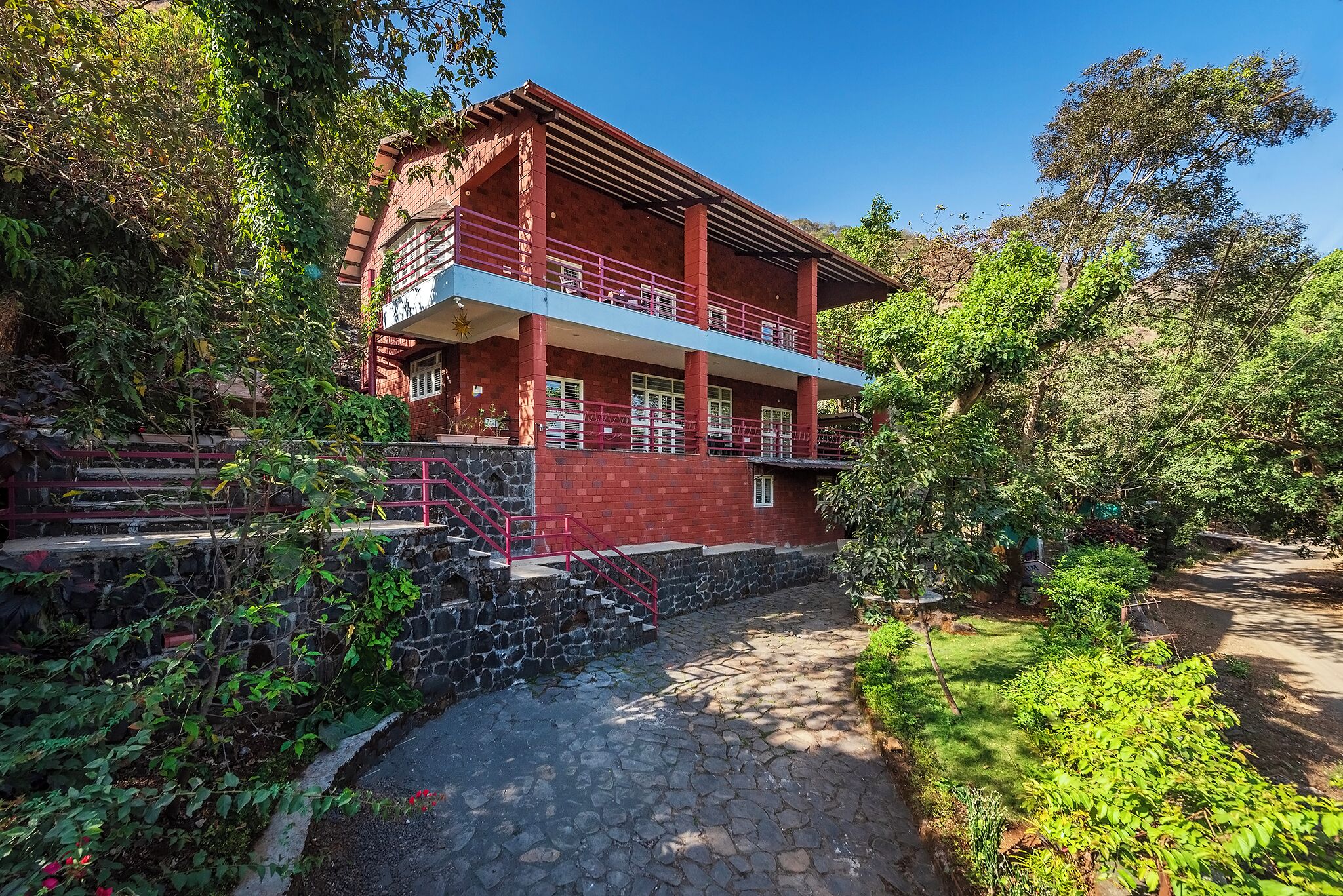 Majoituspaikan julkisivu