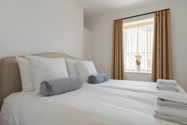 2 bedrooms, iron/ironing board, travel crib, WiFi