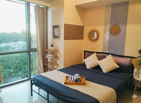 Wifi gratis y ropa de cama