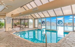 Indoor pool, a heated pool