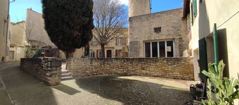 Detached 50 m2 apartment in village house.