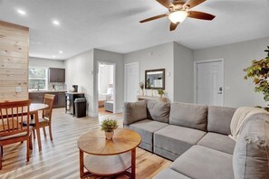 TV - Stylish Pocono 1BR | Firepits Pickleball | Pets OK (Barrett Township)