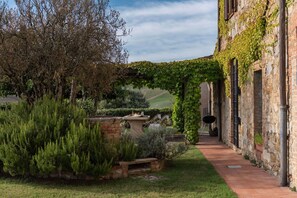 Terrace/patio - Stunning  villa for 10 guests with WIFI, pool, TV and pets allowed (Siena)