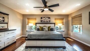 6 bedrooms, iron/ironing board, travel cot, WiFi