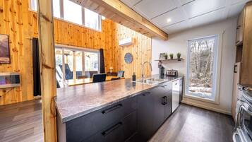 KĂŒhlschrank, Mikrowelle, Ofen, Herdplatte