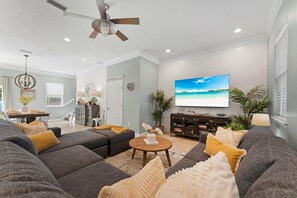 Televisión, videojuegos, reproductor de DVD y oficina 