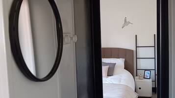 1 bedroom, iron/ironing board, bed sheets