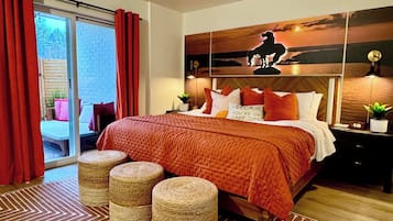 1 soverom, strykejern/-brett, reiseseng for barn og wi-fi