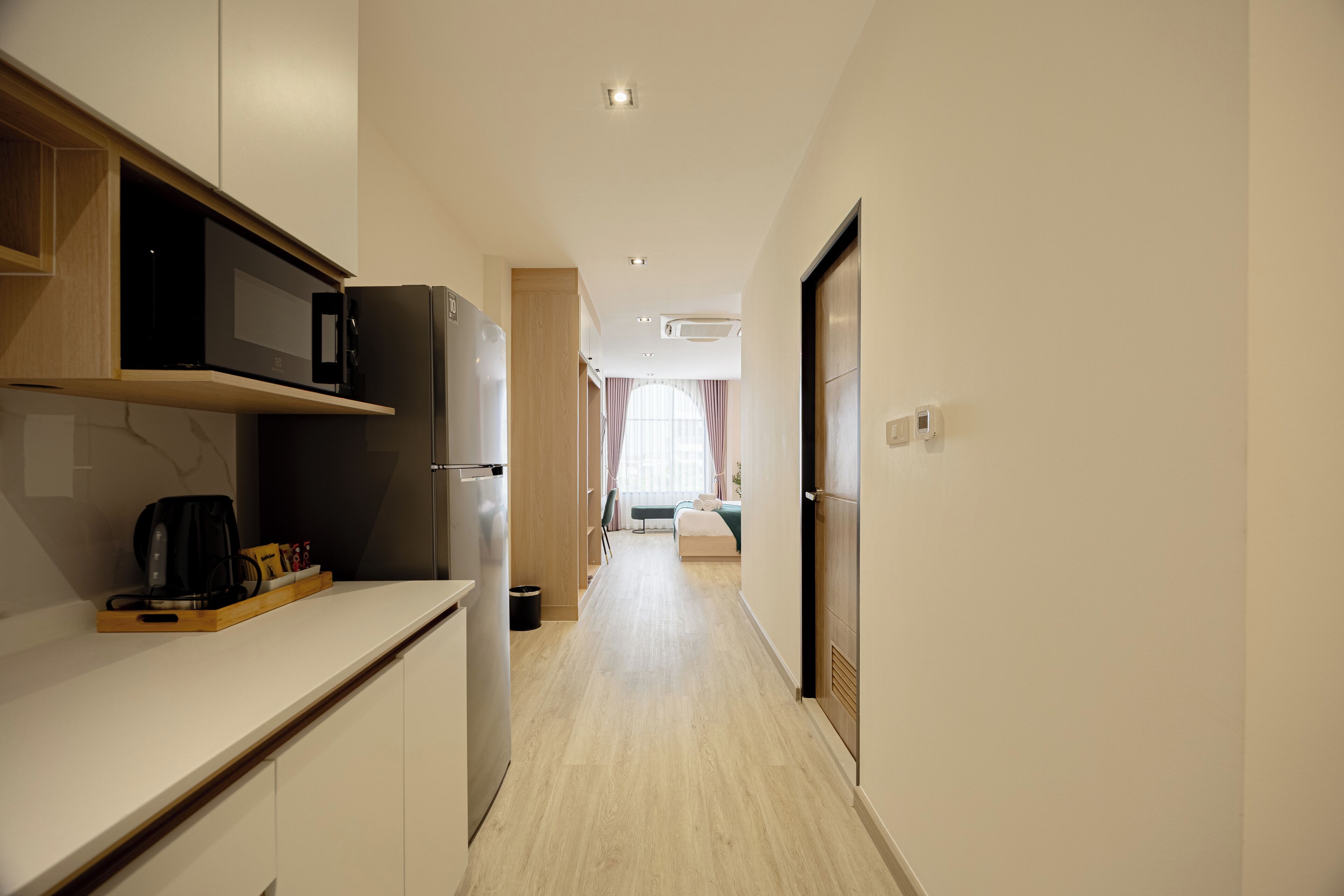 Doppia Deluxe, vista città | Una scrivania, postazione laptop, Wi-Fi gratuito