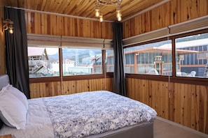Departamento familiar | 1 habitación, sábanas de algodón egipcio y ropa de cama de alta calidad