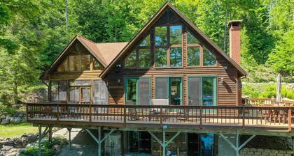 Adirondack Oasis: Lake House w/ Dock + Deck!