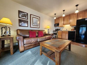 TV, fireplace, DVD player