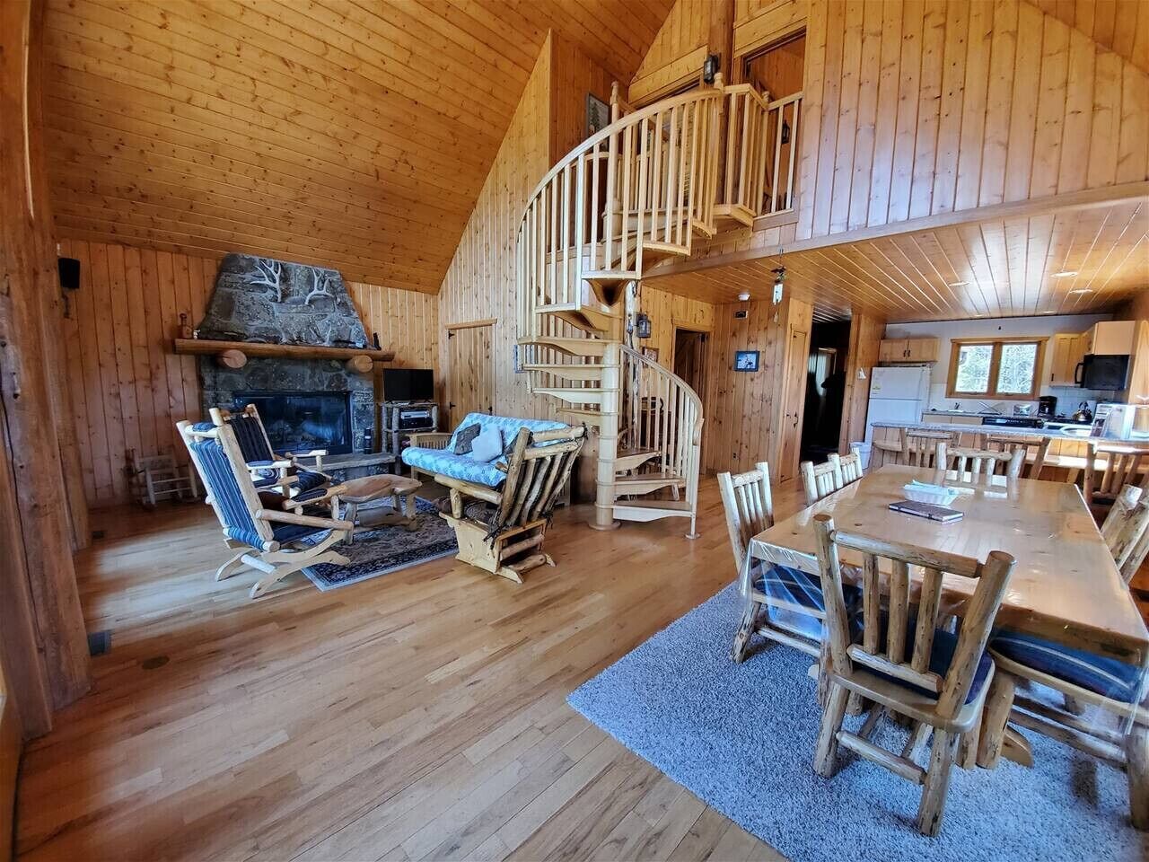 TV, fireplace, DVD player