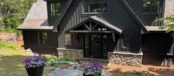 Lake Joseph Luxury Rental with 2-story Boathouse. Tennis & Pickleball Optional.