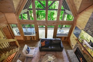 TV, fireplace, offices - River of Dreams - Ellijay (Ellijay)