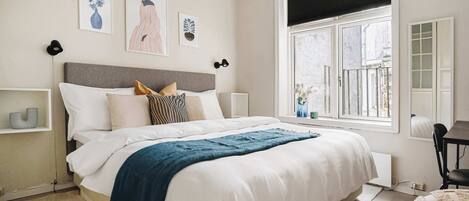 2 habitaciones y ropa de cama