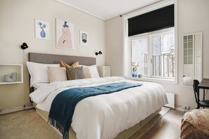 2 makuuhuonetta, vuodevaatteet