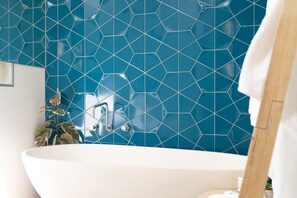 Een douche, een haardroger