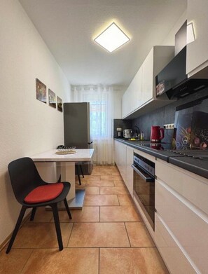 Private kitchen - Comfortable apartment in Greifswald with top location (Greifswald)