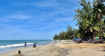 Puerto Rico, Tropical Beachfront Condo, Balcony with Ocean View, Pool, WiFi, AC