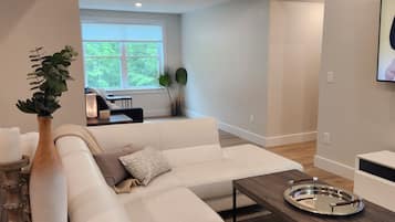 Smart TV, books, stereo