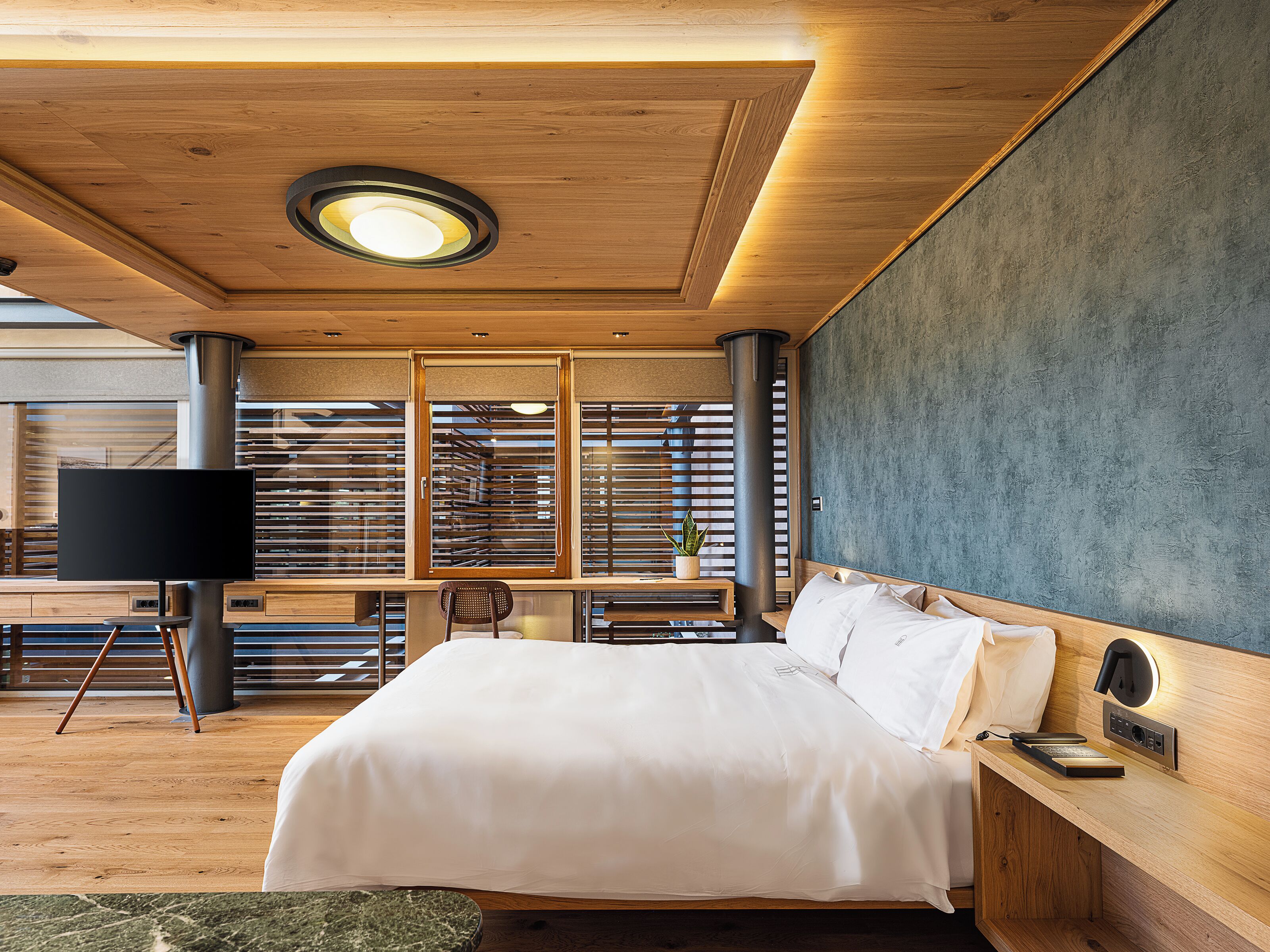 Svit Presidential - utsikt mot staden | Sängtillbehör av högsta kvalitet och memory foam-madrasser