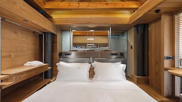 Suíte presidencial, vista para a cidade | Roupas de cama premium