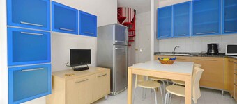 Holiday apartment with air conditioning, balcony and pool