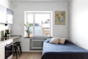 Basic-Apartment, Stadtblick | Ausblick vom Zimmer