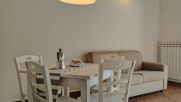 Familienapartment, Küche | Wohnbereich