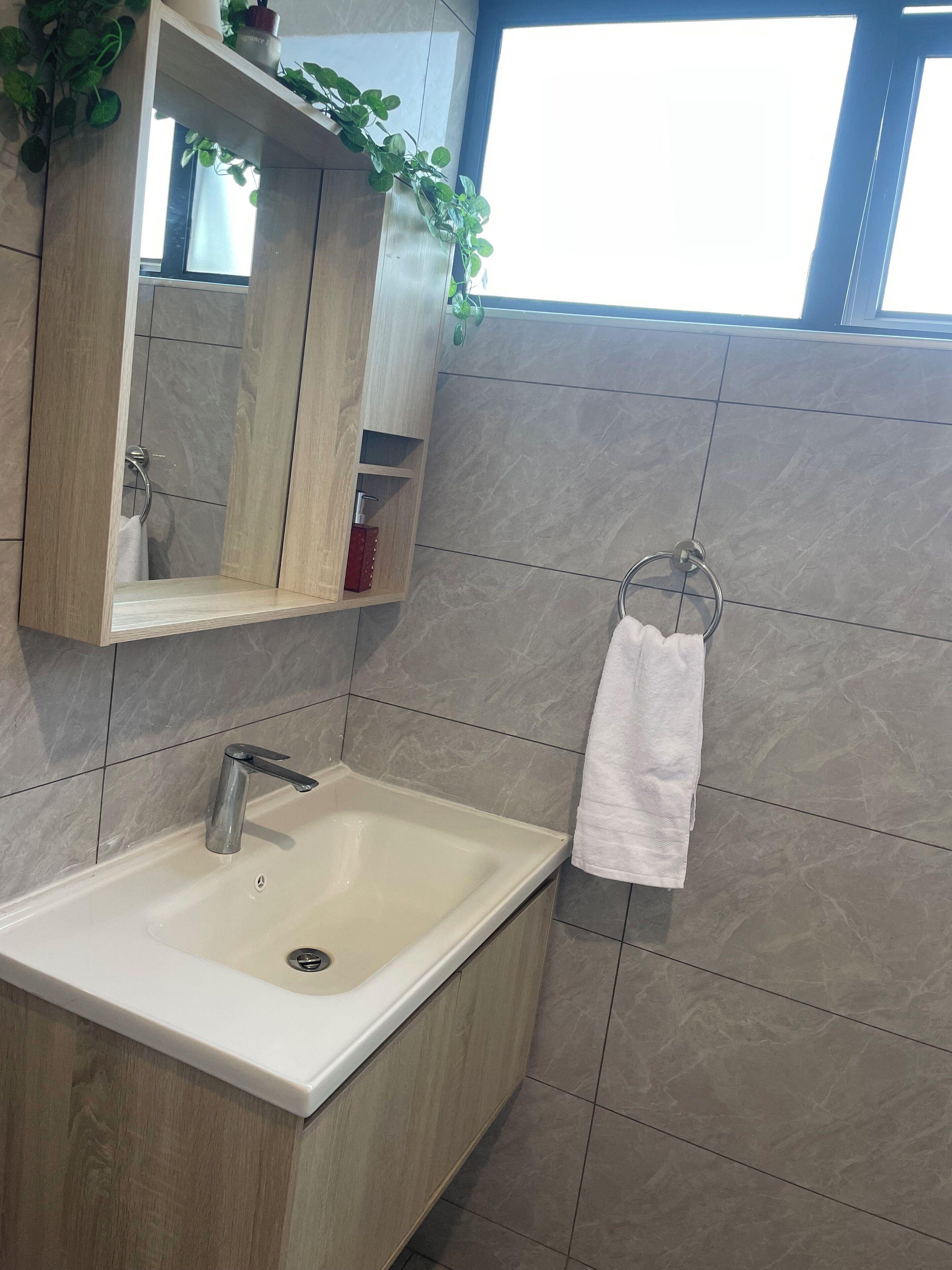 Handtücher, Seife, Toilettenpapier