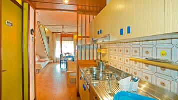 Appartamento, 1 camera da letto, balcone, vista oceano | Cucina privata