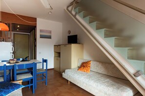 Apartment, 1 Bedroom, Balcony, Ocean View | Living room - Oceanview Apartment With two Terraces (San Michele al Tagliamento)