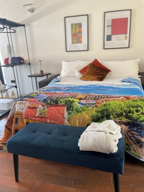 1 bedroom, travel crib, free WiFi, bed sheets