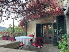 Outdoor dining - Romantic Hideaway in Tuscany (Montelaterone)