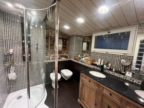 Shower, hair dryer, bidet
