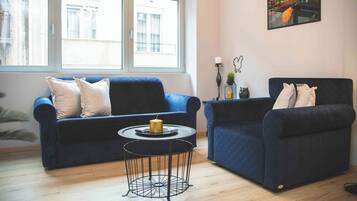 Departamento familiar | Área de sala de estar | Smart TV, Netflix y servicios de streaming