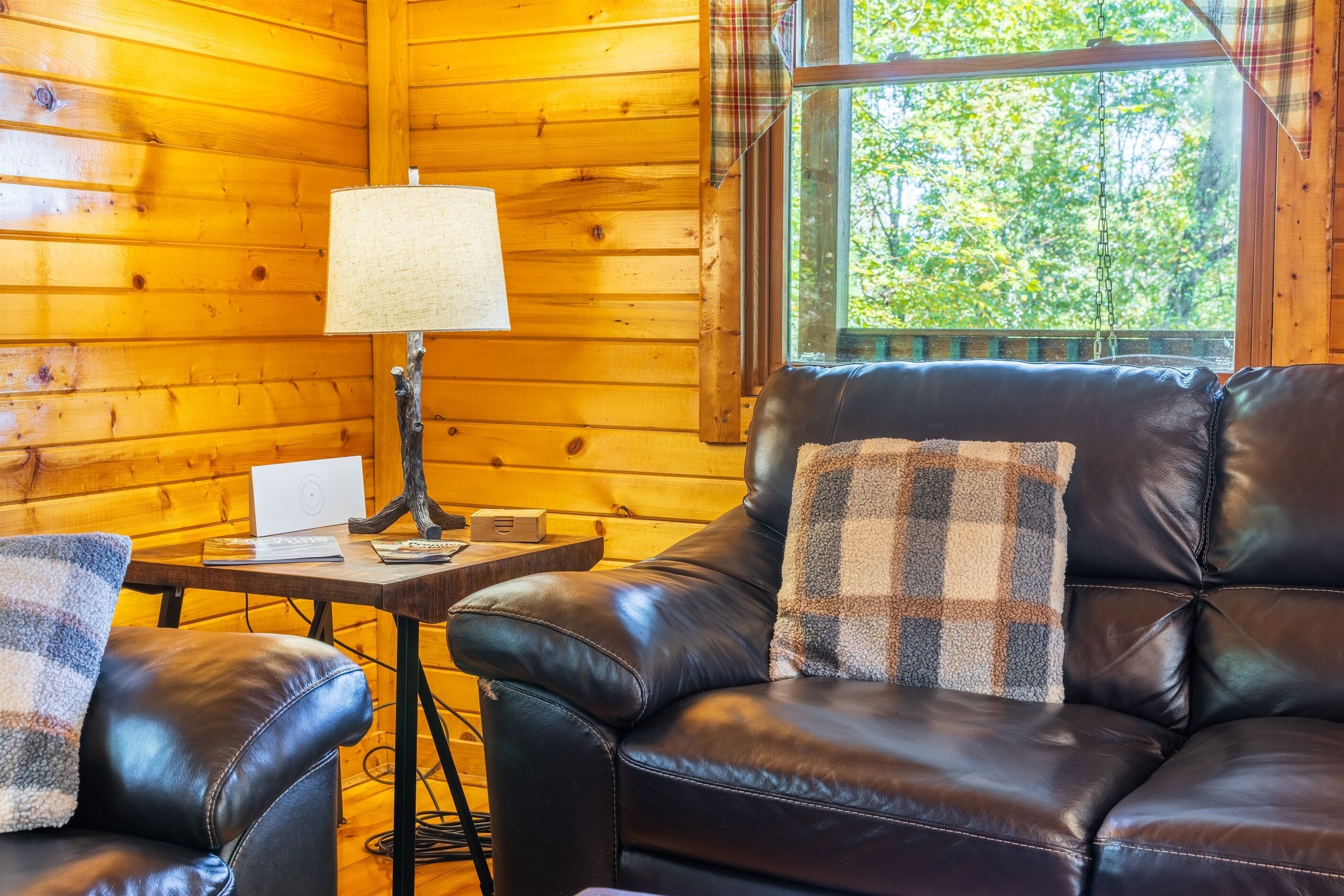 Smart TV, fireplace, video games