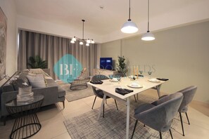 Living area - Bloomfields Luxury 2BR Wave Tower A (Abu Dhabi)