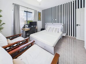 6 bedrooms, in-room safe, iron/ironing board, free WiFi