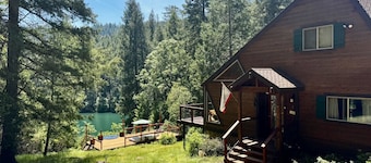 Private Lakefront Sanctuary | Cedar Hot Tub + 6 Acres, No Neighbors