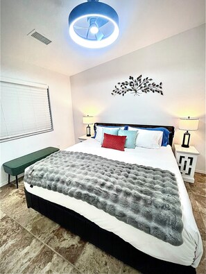 3 bedrooms, iron/ironing board, free WiFi, bed sheets