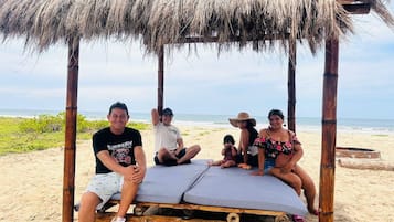 On the beach