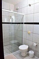 Family Room | Bathroom | Shower, towels, soap, toilet paper