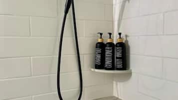 Hair dryer, towels