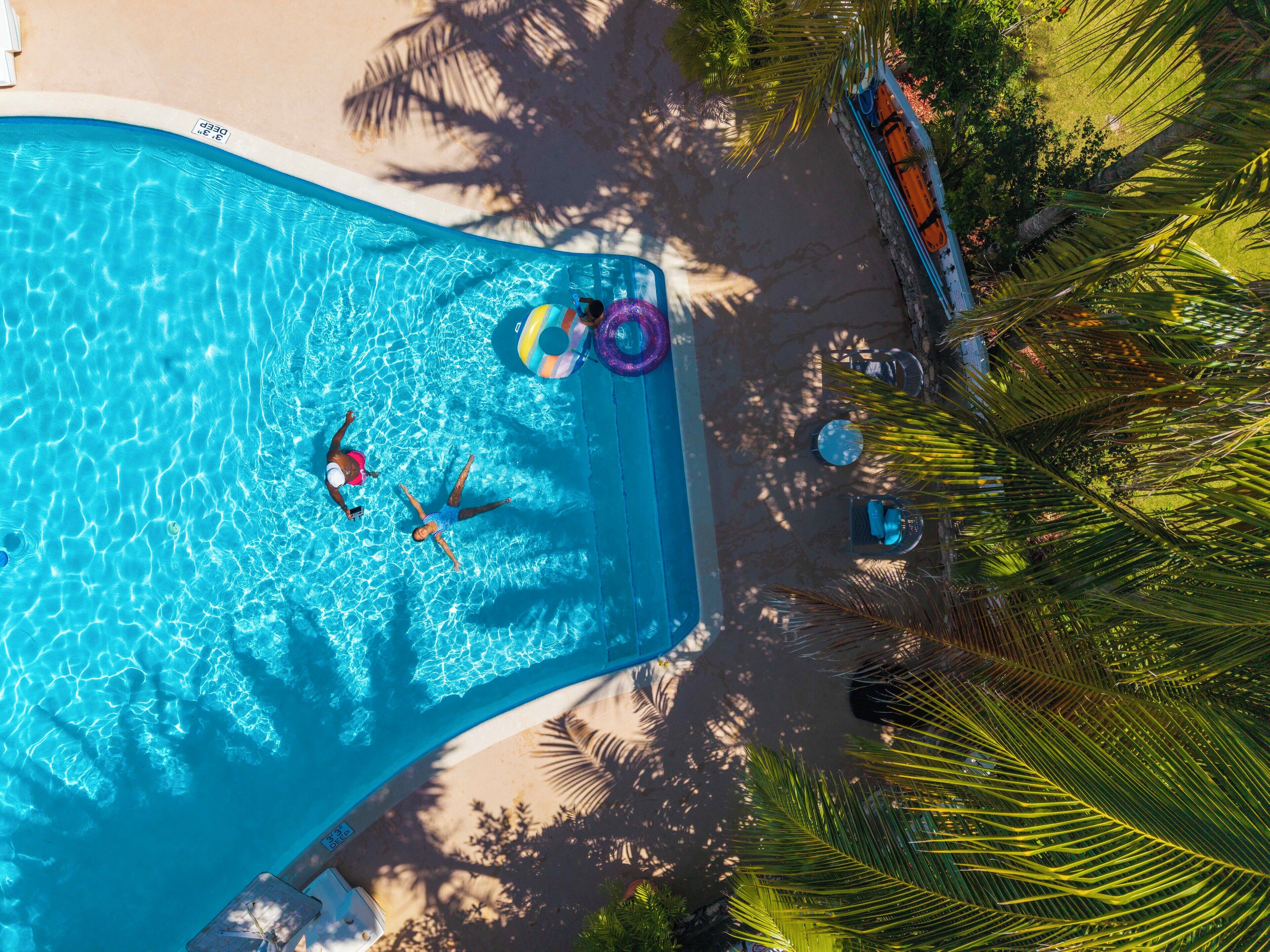 Pool from above