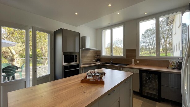Fridge, microwave, oven, dishwasher - LES BAINS - SAINT-GIRONS-EN-BEARN (SAINT-GIRONS-EN-BEARN)