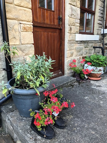 Details aan de buitenkant. Cosy 2 bed-room cottage near High Force Waterfall
